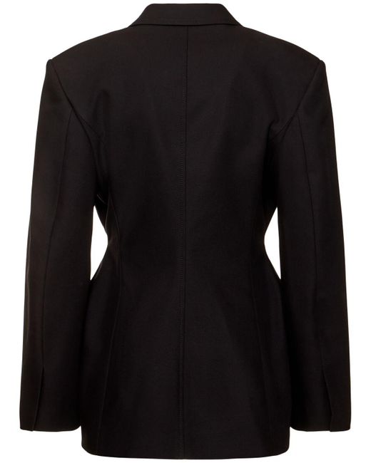 Wardrobe NYC ドリルコットンコンターブレザー Black