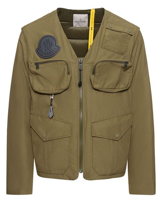 Giacca moncler x pharrell williams maple di Moncler Genius in Green