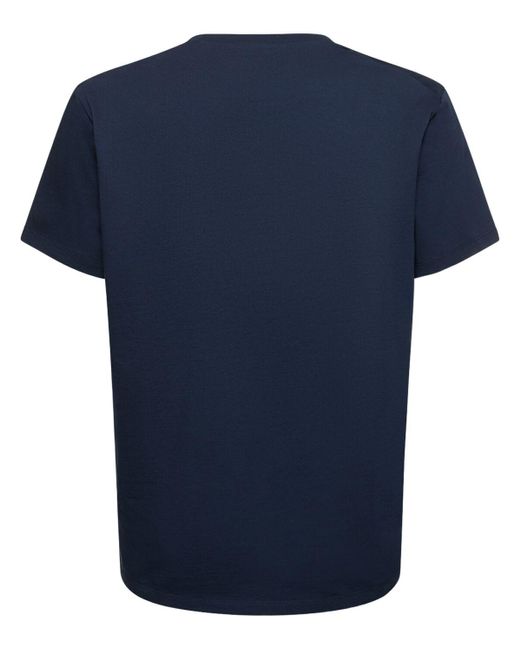 DSquared² Blue Logo Printed Cotton T-Shirt for men