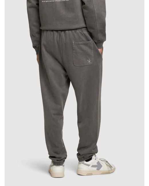 Unknown Gray Stonewashed Sweatpants for men