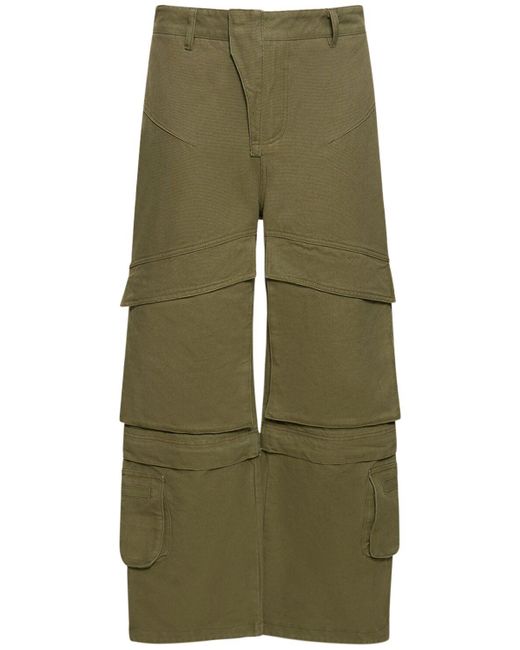 Entire studios Green Hard Cargo Cotton Pants for men