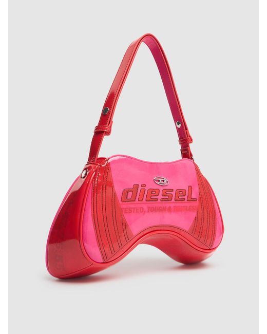DIESEL Red Synthetische Schultertasche "play"