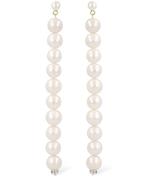 Pendientes de perlas Magda Butrym de color White