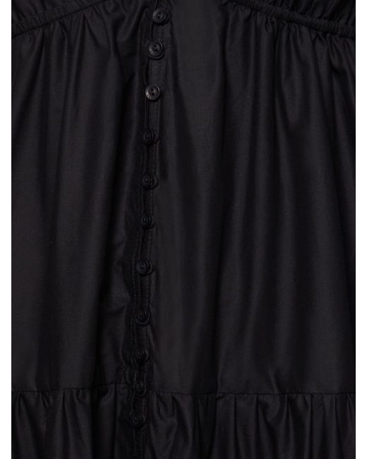 Vestito in cotone organico di Matteau in Black