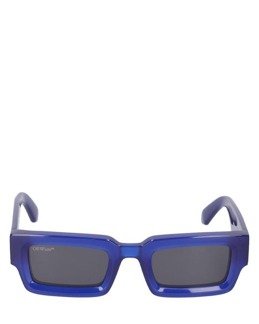 Off-White c/o Virgil Abloh Blue Lecce Acetate Sunglasses