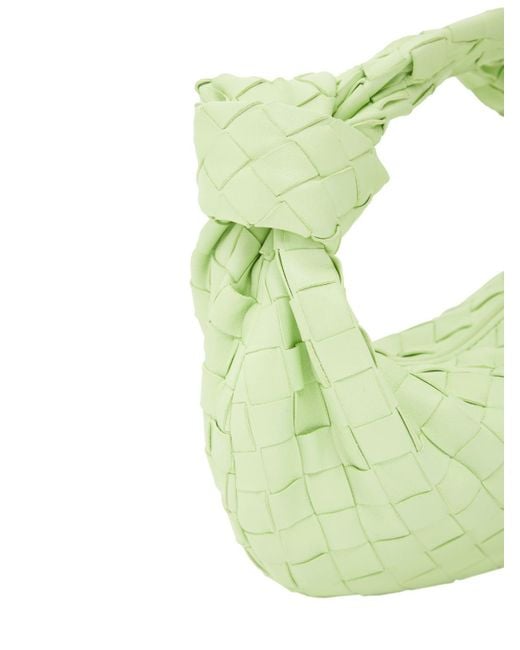 Bottega Veneta Green Mini Tasche Aus Intrecciato-leder "jodie"