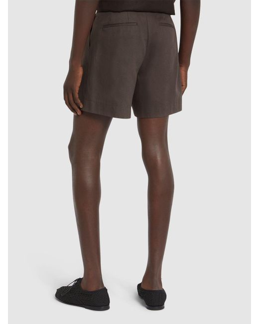 Hombre Bermudas De Gabardina Dolce & Gabbana de hombre de color Brown