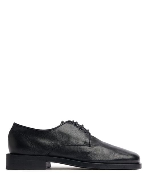 Lemaire Anatomic Derby Lace-Up Shoes in Black for Men | Lyst UK