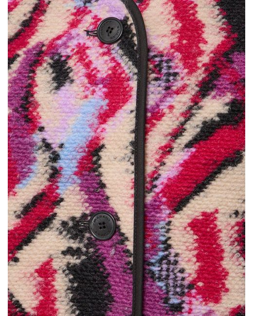 Giacca reversibile himemma in misto lana di Isabel Marant in Red