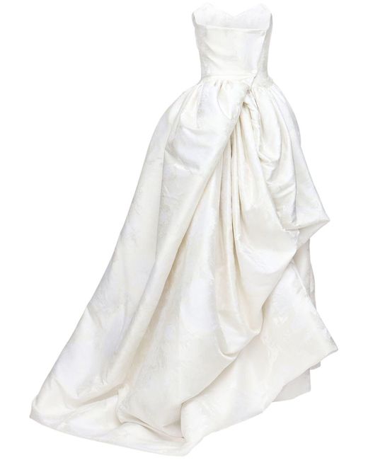 Vivienne Westwood Tüll Bridal Bestickte Robe Princess aus Tuell in Weiß Damen Bekleidung Kleider Kleider für formelle Anlässe und Abendkleider 