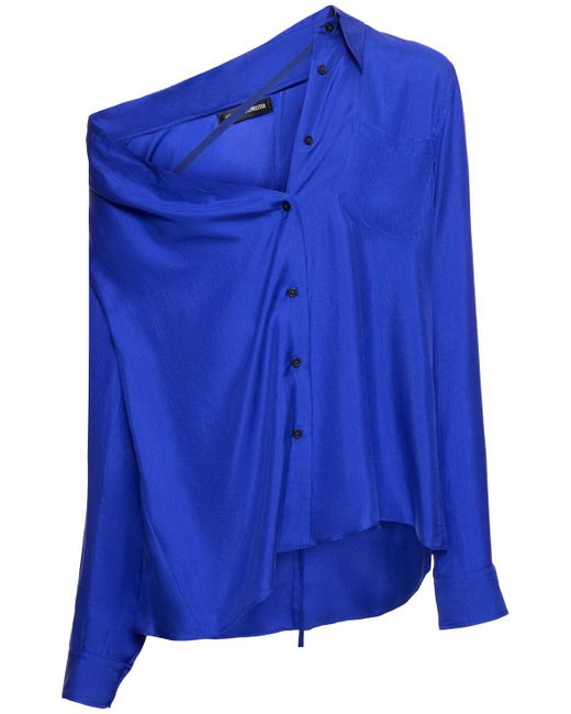 Camicia amatus di Ann Demeulemeester in Blue da Uomo
