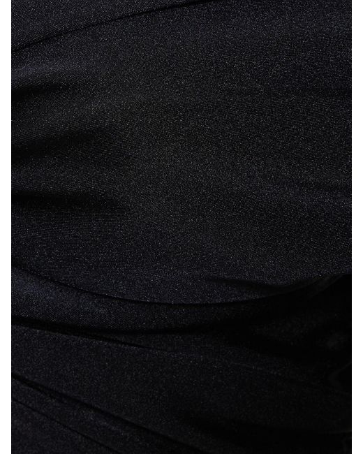 Jumpsuit de lycra con manga larga ANDAMANE de color Black