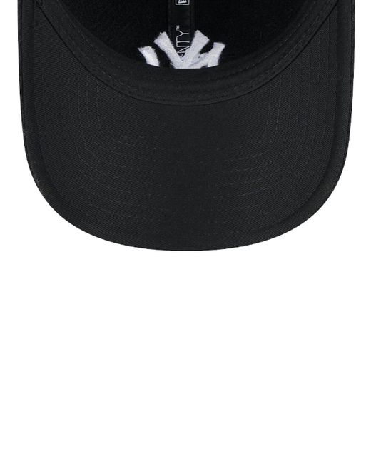 KTZ Black 9twenty New York Yankees Herringbone Hat for men