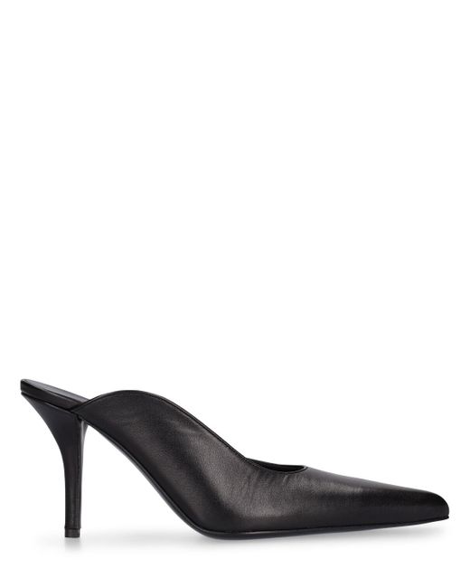 Zapatos mules de piel 90mm Gia Borghini de color Black
