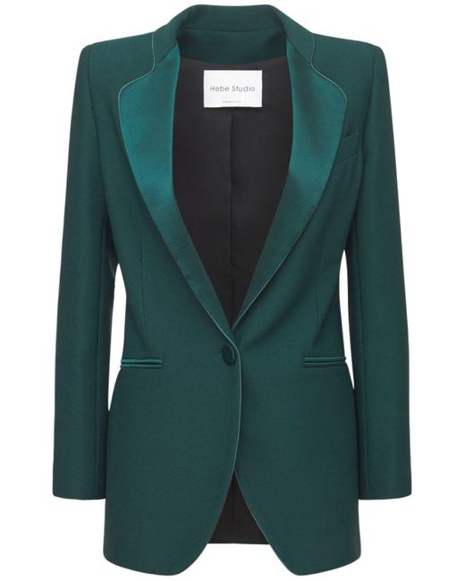 green evening jacket