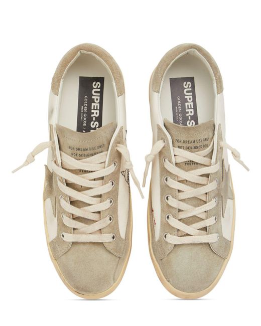 Golden Goose Deluxe Brand Super-star ナッパレザースニーカー 20mm Multicolor