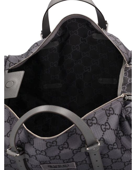 Gucci gg Ripstop Nylon Duffle Bag in Gray for Men Lyst