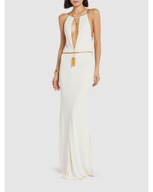 Tom Ford セーブルジャージードレス White