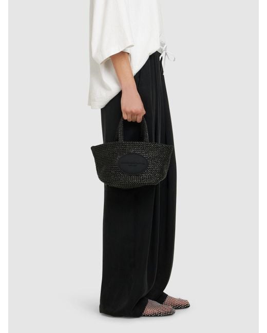 ALEXANDER WANG ラフィアエフェクト スモールかごバッグ PUNCH Alexander Wang - Punch Small Tote Bag | HBX - Globally