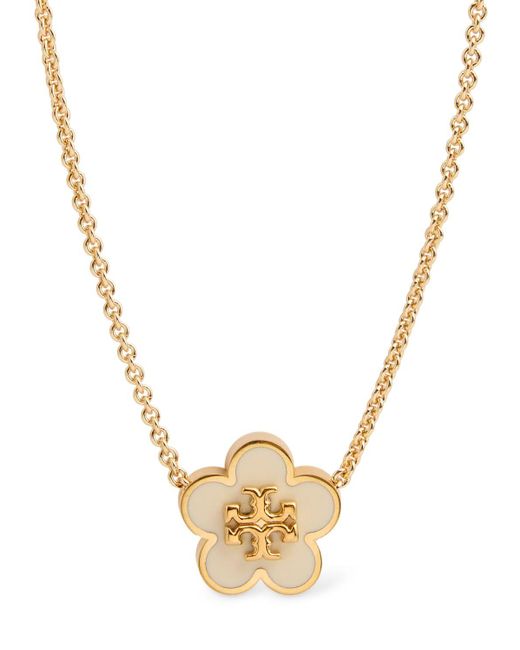 Tory Burch Kira ペンダントネックレス Metallic