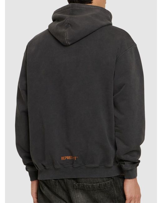 Represent Baumwoll-hoodie "higher Truth" in Gray für Herren