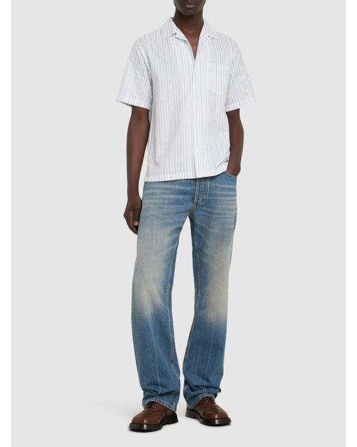 Hombre Camisa De Algodón Alexander McQueen de hombre de color White