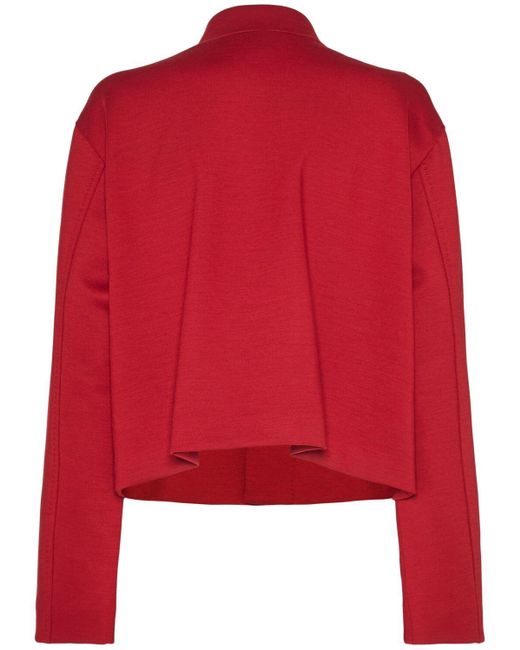 Max Mara Red Nahtjacke "talamo"