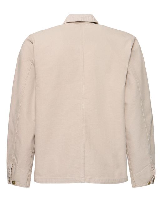 Hombre Chaqueta De Lona De Algodón Carhartt de hombre de color Natural
