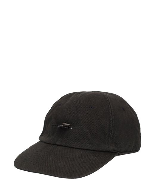 Doublet Black Sd Card Embroidery Cotton Hat for men