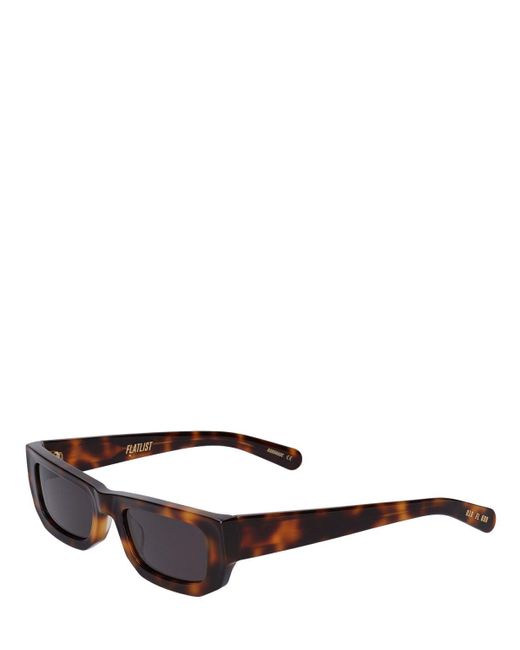 FLATLIST EYEWEAR Brown Bricktop Sunglasses
