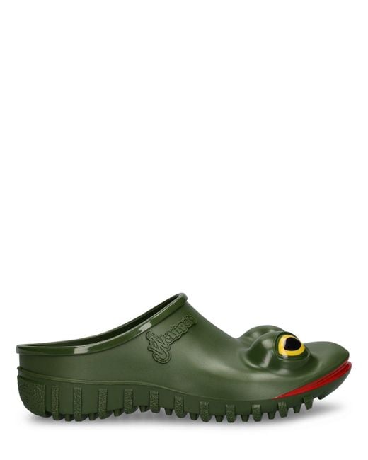 J.W. Anderson Green X Wellipets Frog Clogs for men
