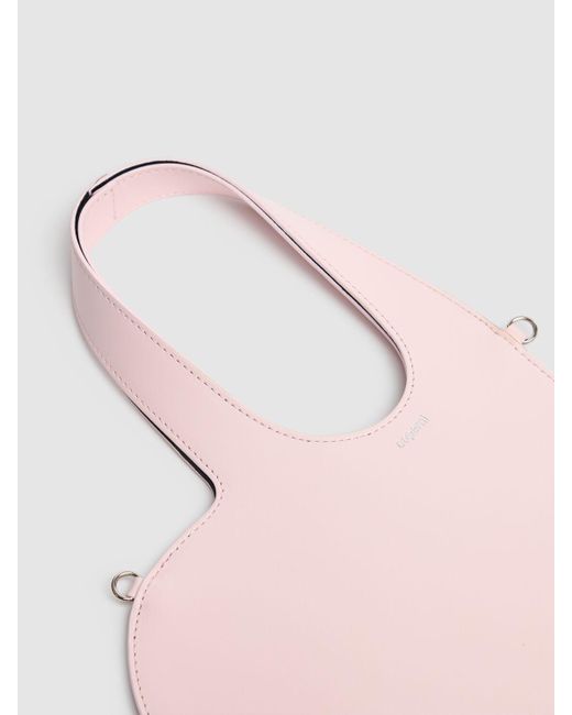 Coperni Baby Hart レザークロスボディバッグ Pink