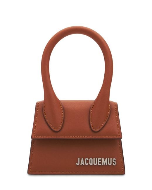 Jacquemus Brown Le Chiquito Leather Crossbody Bag for men