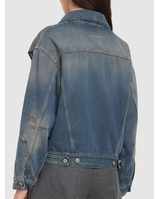 MM6 by Maison Martin Margiela コットンデニムジャケット Blue