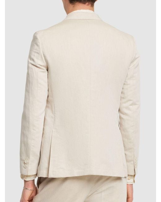 Boss Natural Huge Linen & Cotton Single Breast Jacket for men
