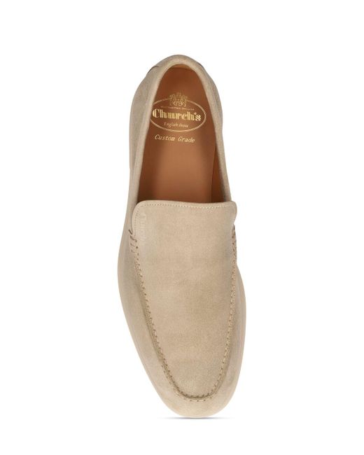Church's Brown Greenfield Suede Loafers for men