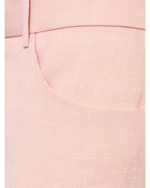 Pantalones sastre rectos Petar Petrov de color Pink