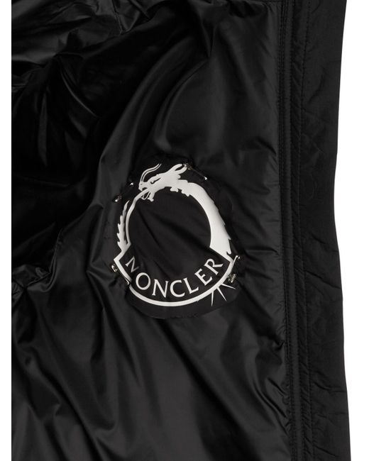 Moncler Black Cny Yazi Nylon Short Down Jacket