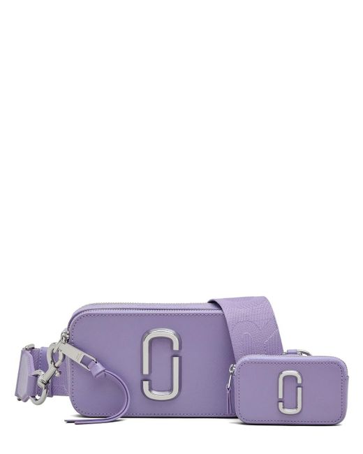 Marc Jacobs - Snapshot - Light purple, grey and cream leather bag
