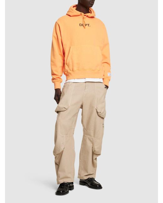 Sweat-shirt à capuche dept. GALLERY DEPT. pour homme en coloris Orange