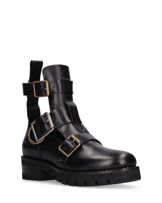 Vivienne Westwood 45mm Rome Leather Boots in Black Lyst