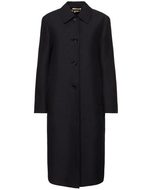 Marni Black Cotton Cady Duster Coat