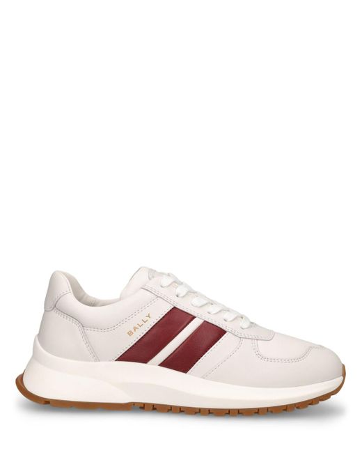 Bally Pink Darsyl Leather Sneakers