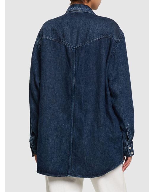 Camicia taniami in lyocell di Isabel Marant in Blue
