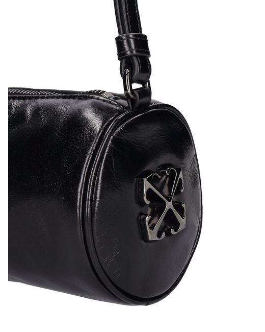 Off-White c/o Virgil Abloh Black Torpedo Leather Phone Bag