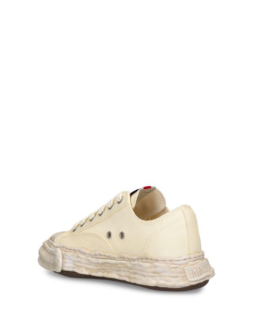 Maison Mihara Yasuhiro Natural Peterson Low 23 Og Sole Canvas Sneakers