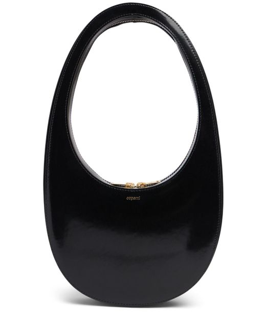 Coperni Black Swipe Leather Bag