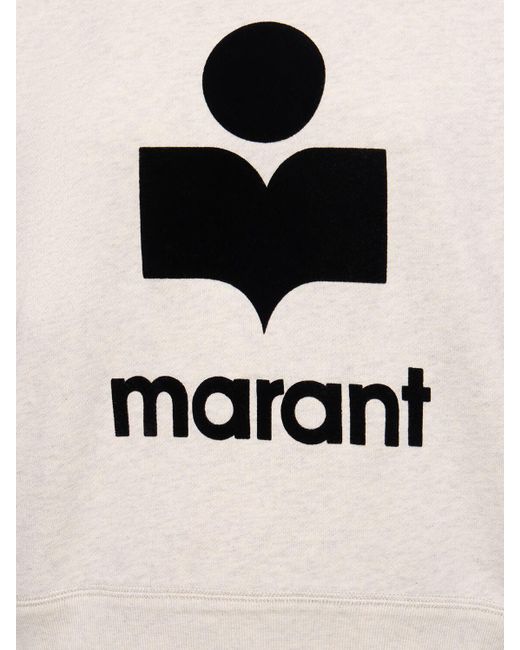 Isabel Marant Moby コットンブレンドスウェットシャツ Natural