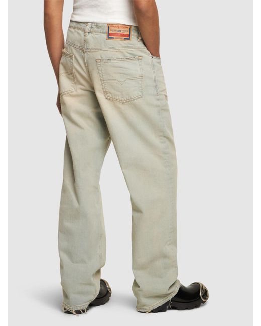 Jeans de denim de algodón DIESEL de hombre de color White