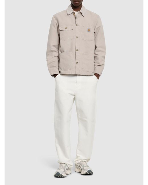 Hombre Chaqueta De Lona De Algodón Carhartt de hombre de color Natural